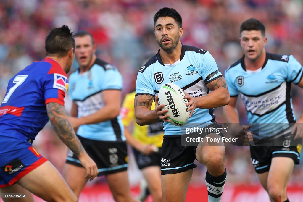 NRL Rd 1 - Knights v Sharks