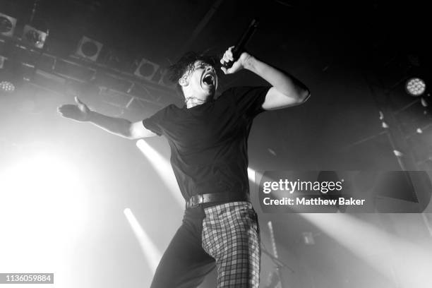 Yungblud performs at the Electric Ballroom on March 15, 2019 in London, England.