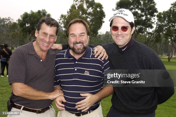 Paul Michael Glaser, Richard Karn & Thomas Gibson during 4th Annual Elizabeth Glaser Pediatric AIDS Foundation Celebrity Golf Classic Sponsored By...