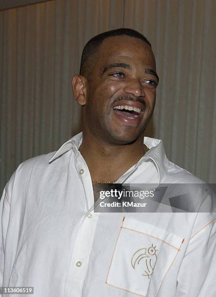 Stuart Scott during 2002 ESPY Awards - Kick-Off Party Featuring The ESPY Collection at Sky Bar At The Mondrian Hotel in West Hollywood, California,...