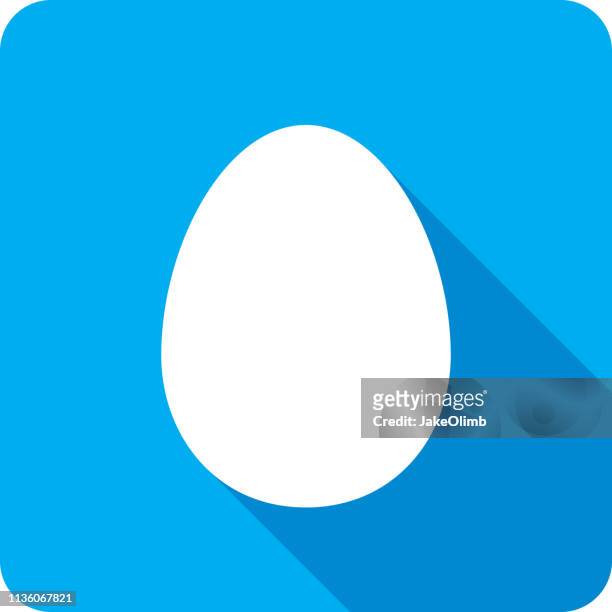 eier-icon-silhouette - egg hatch stock-grafiken, -clipart, -cartoons und -symbole