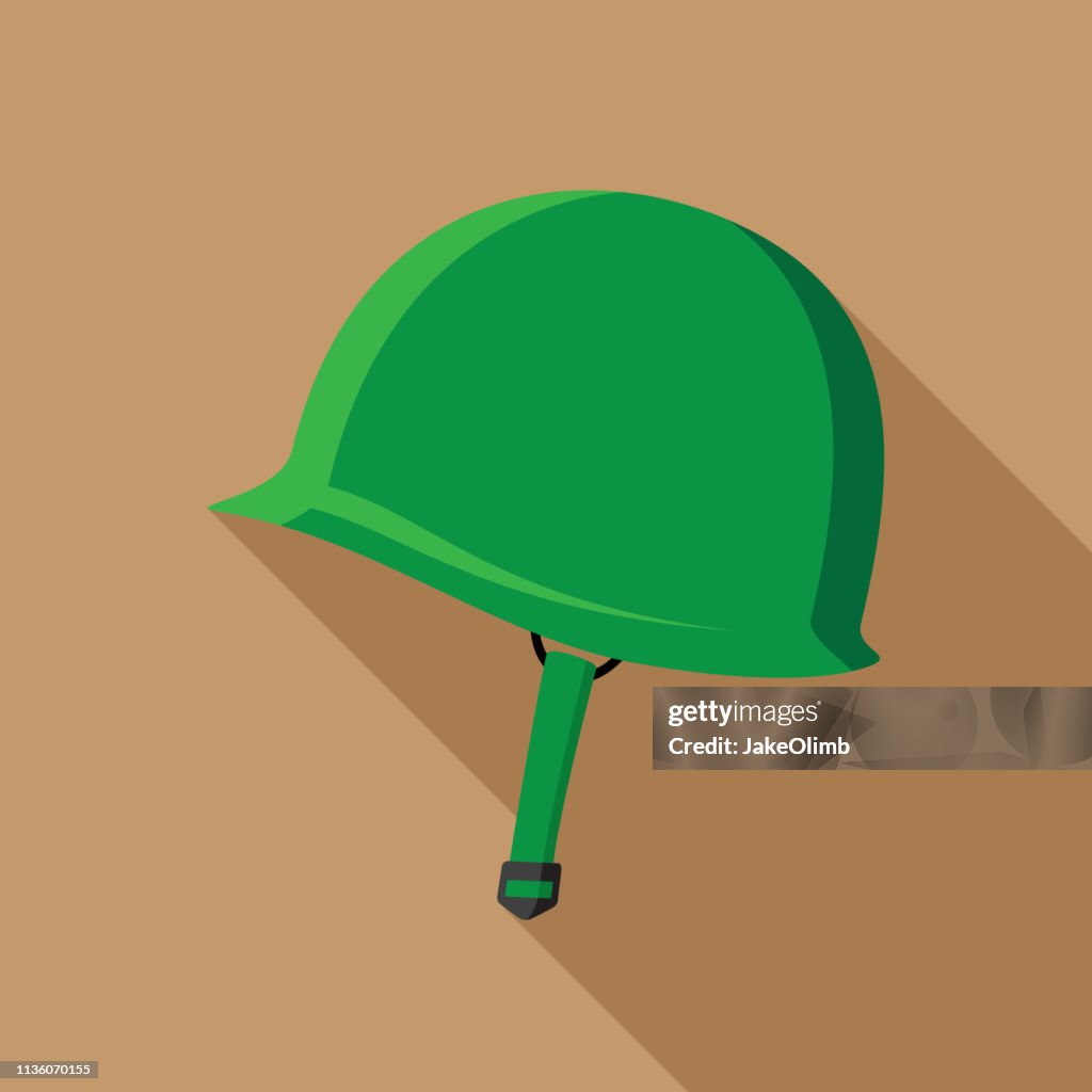 World War 2 Helmet Icon Flat High-Res Vector Graphic - Getty Images