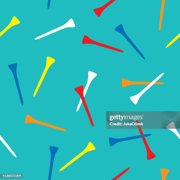 ilustrações de stock, clip art, desenhos animados e ícones de golf tee pattern 2 - golf