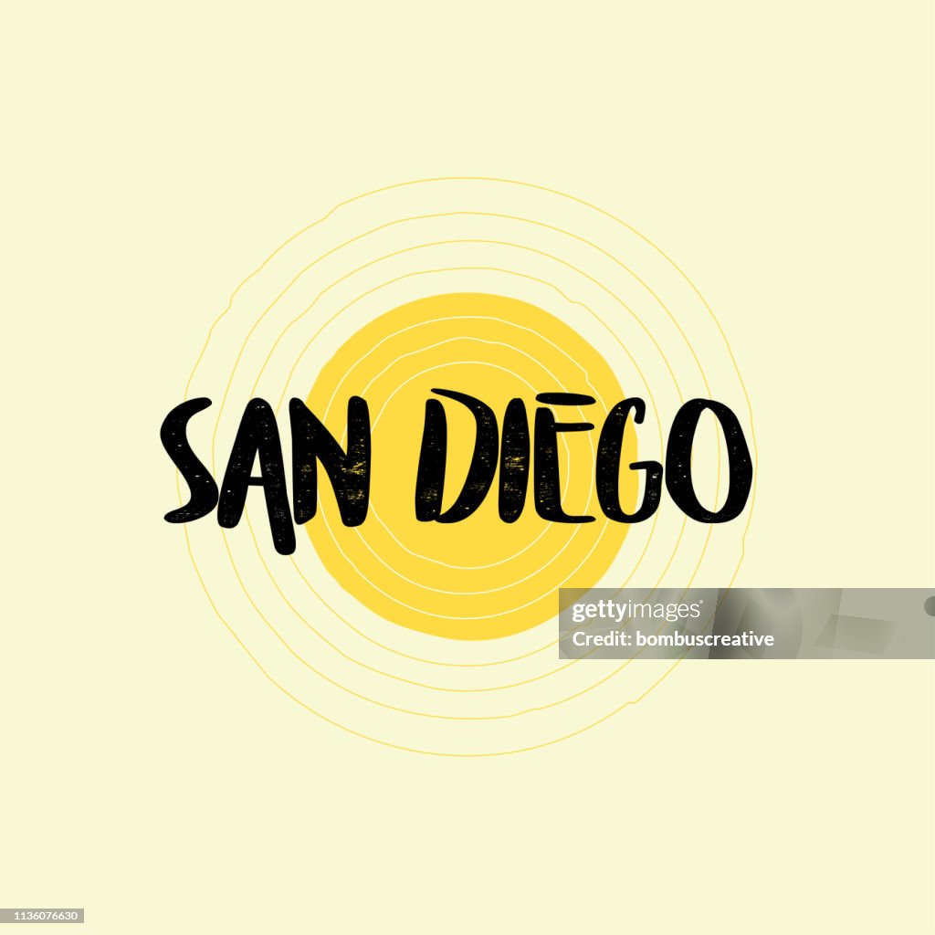 San Diego Lettering Design
