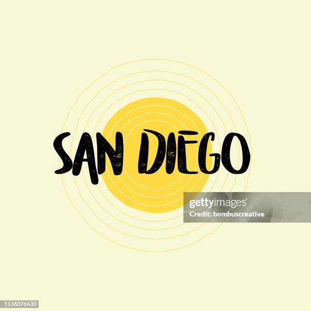 San Diego Lettering Design, Foto stock