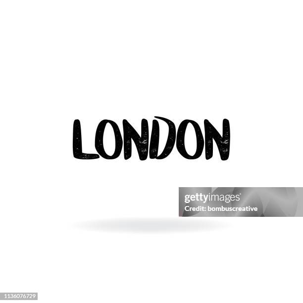 London Lettering Block London Lettering Design High-Res Vector Graphic - Getty Images