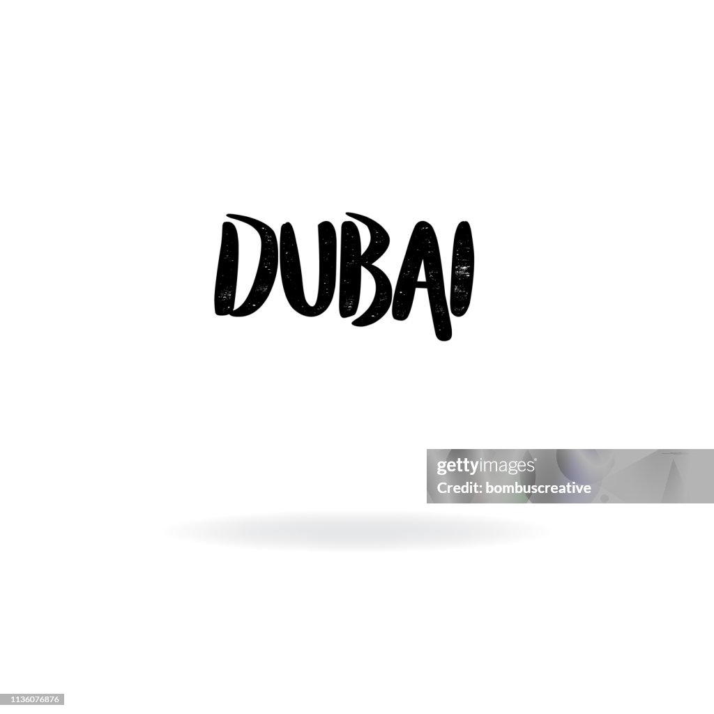 Dubai Lettering Design