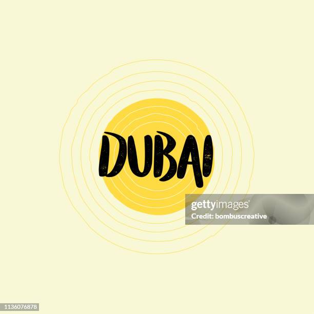 dubai lettering design - dubai stock-grafiken, -clipart, -cartoons und -symbole