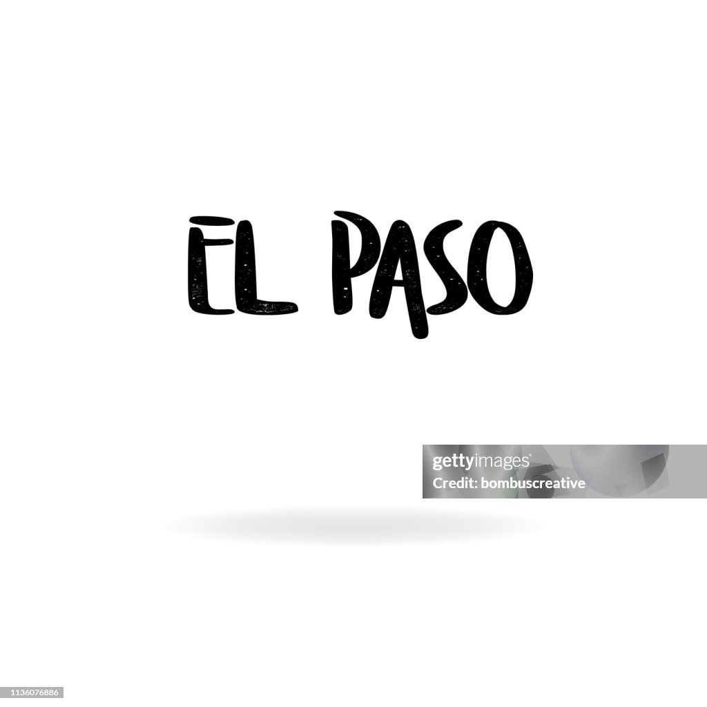 El Paso Lettering Design