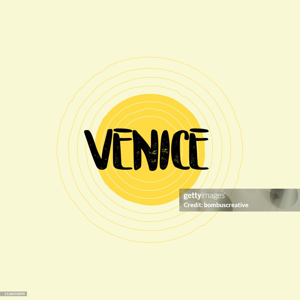 Venice Lettering Design
