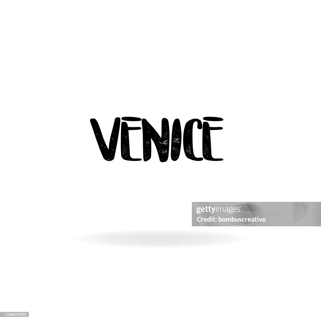 Venice Lettering Design
