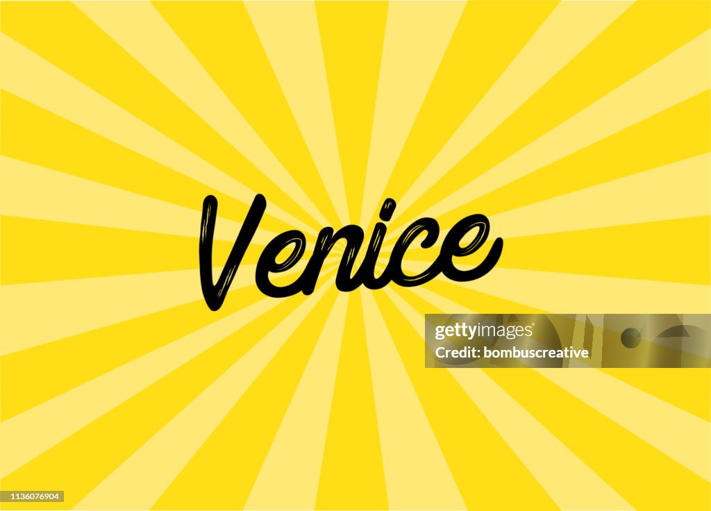 Venice Lettering Design