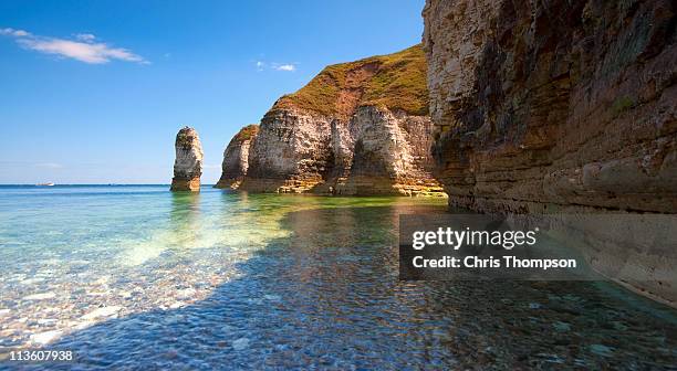 flamborough coast - east riding of yorkshire stock-fotos und bilder