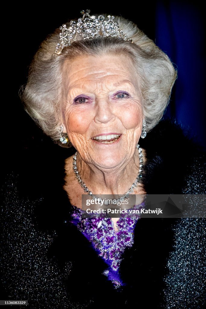 Dutch Royal family Attends A Gala Diner For Corps Diplomatique At Royal Palace In Amsterdam