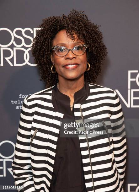 Charlayne Woodard attends premiere Fosse/Verdon by FX Network at Gerald Schoenfeld Theatre.