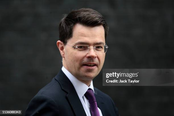 James Brokenshire, Secretary of State for Housing, Communities and Local Government, leaves Number 10 Downing Street ahead of Prime Minister Theresa...