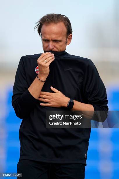 Kenneth Heiner-Moller of Canada during the international friendly match between Canada W and Nigeria W at Pinatar Arena on April 08, 2019 in San...