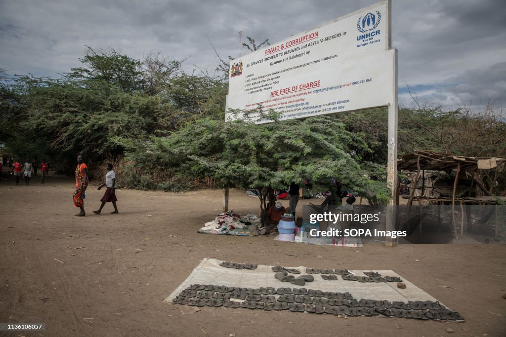 Refugees seen in Kakuma refugee camp, northwest Kenya.