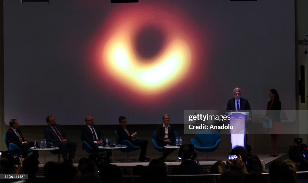 Scientists unveil first ever image of a black hole