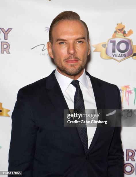 Singer/songwriter Matt Goss attends Terry Fator's 10th anniversary show at The Mirage Hotel & Casino on March 15, 2019 in Las Vegas, Nevada.