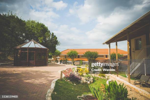 fo guang shan xiang yun temple - temple texas stock pictures, royalty-free photos & images