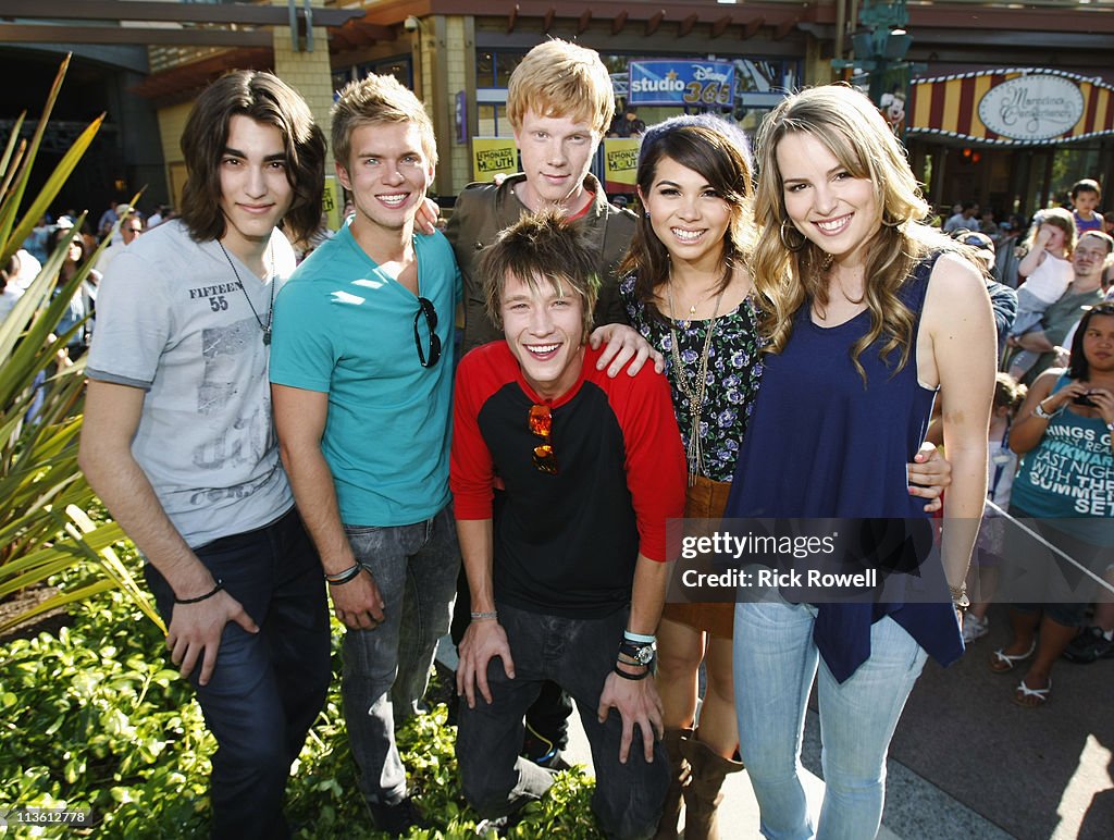 MOUTH - The stars of "Lemonade Mouth" - Bridgit Mendler, Adam Hicks