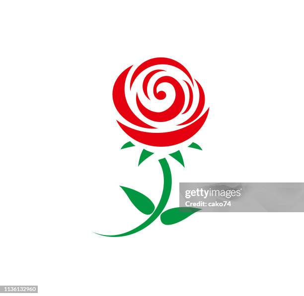 rosensymbol - rose red stock-grafiken, -clipart, -cartoons und -symbole