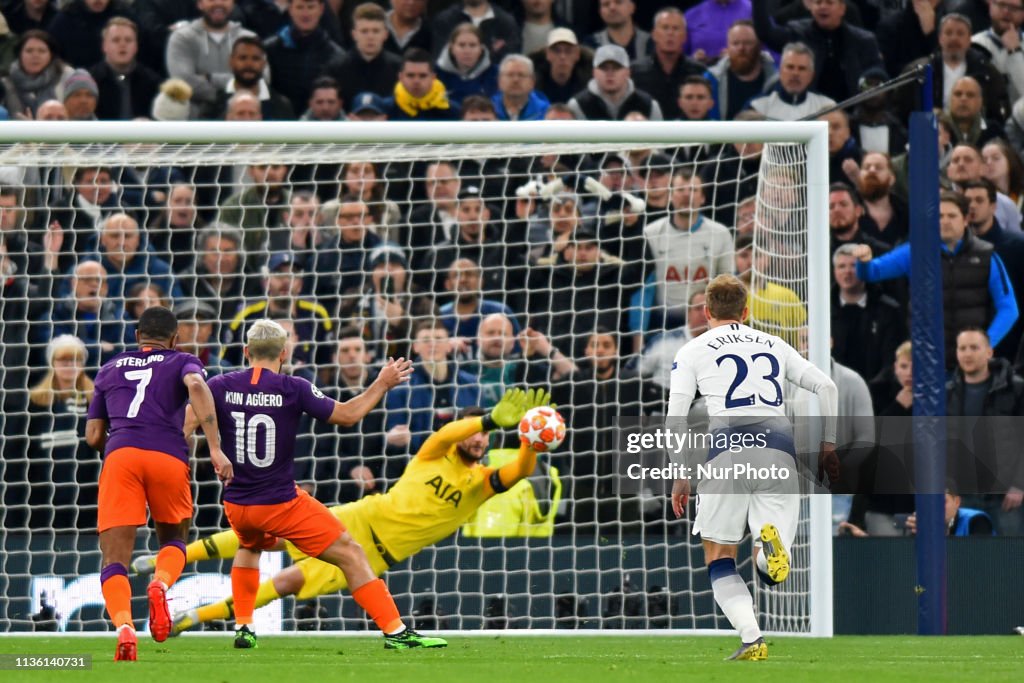 Tottenham Hotspur v Manchester City - UEFA Champions League Quarter Final: First Leg