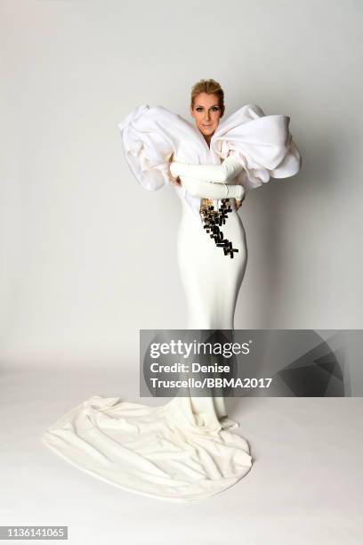 Recording artist Celine Dion poses for a portrait during the 2017 Billboard Music Awards at T-Mobile Arena on May 21, 2017 in Las Vegas, Nevada.