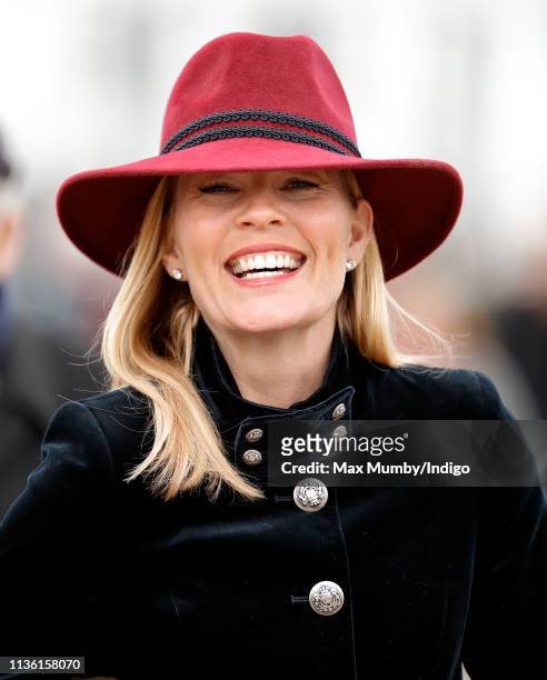 Autumn Phillips attends day 4 'Gold Cup Day' of the Cheltenham Festival at Cheltenham Racecourse on March 15, 2019 in Cheltenham, England.