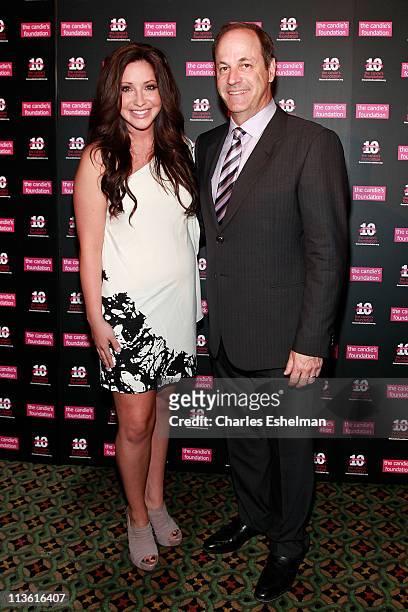 Bristol Palin and Iconix Brand Chairman and CEO Neil Cole attends the Candie's Foundation 2011 event to prevent benefit gala at Cipriani 42nd Street...
