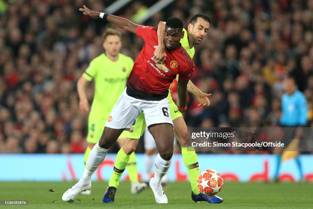 Manchester United v FC Barcelona - UEFA Champions League Quarter Final: First Leg
