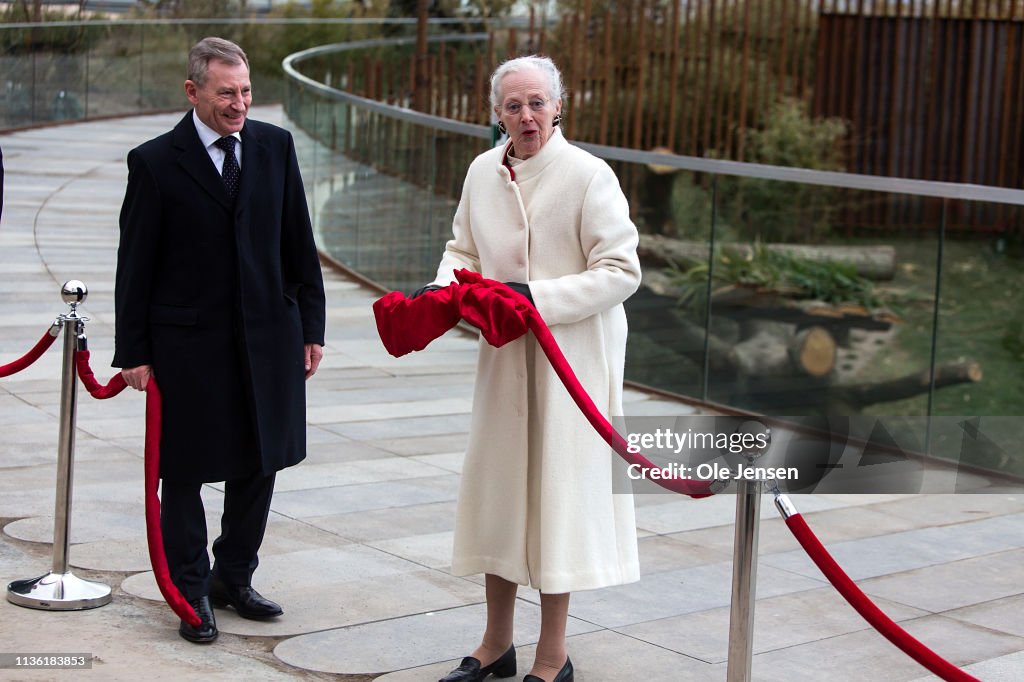 Queen Margrethe And Crown Princess Mary of Denmark Of Denmark Inaugurate The New Panda Facility At Copenhagen Zoo