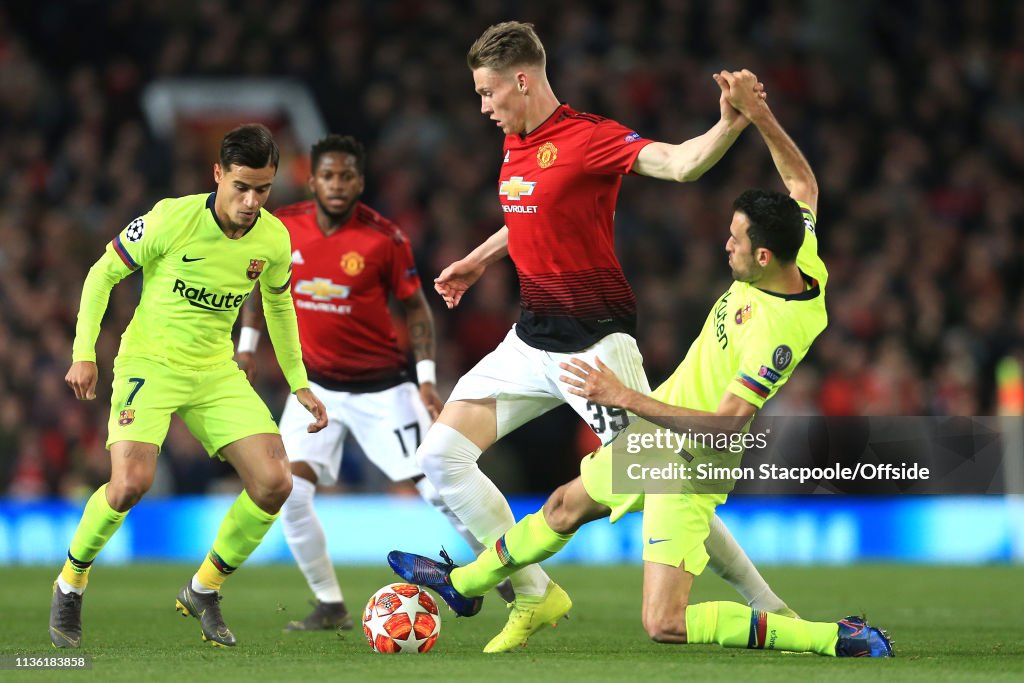 Manchester United v FC Barcelona - UEFA Champions League Quarter Final: First Leg