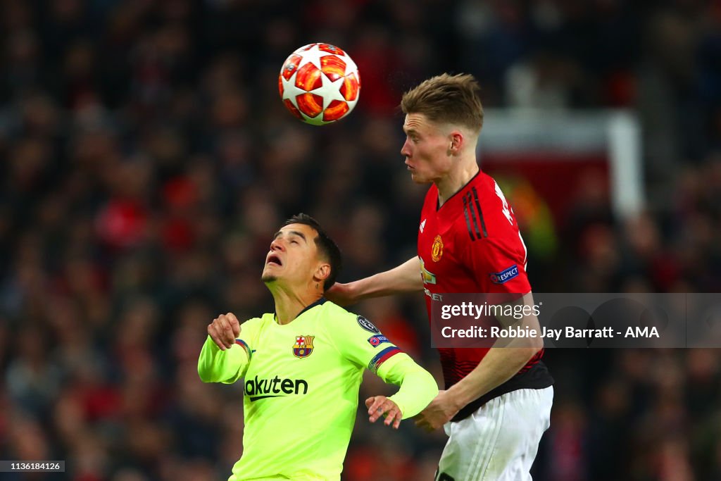 Manchester United v FC Barcelona - UEFA Champions League Quarter Final: First Leg