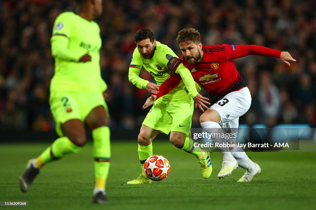 Manchester United v FC Barcelona - UEFA Champions League Quarter Final: First Leg