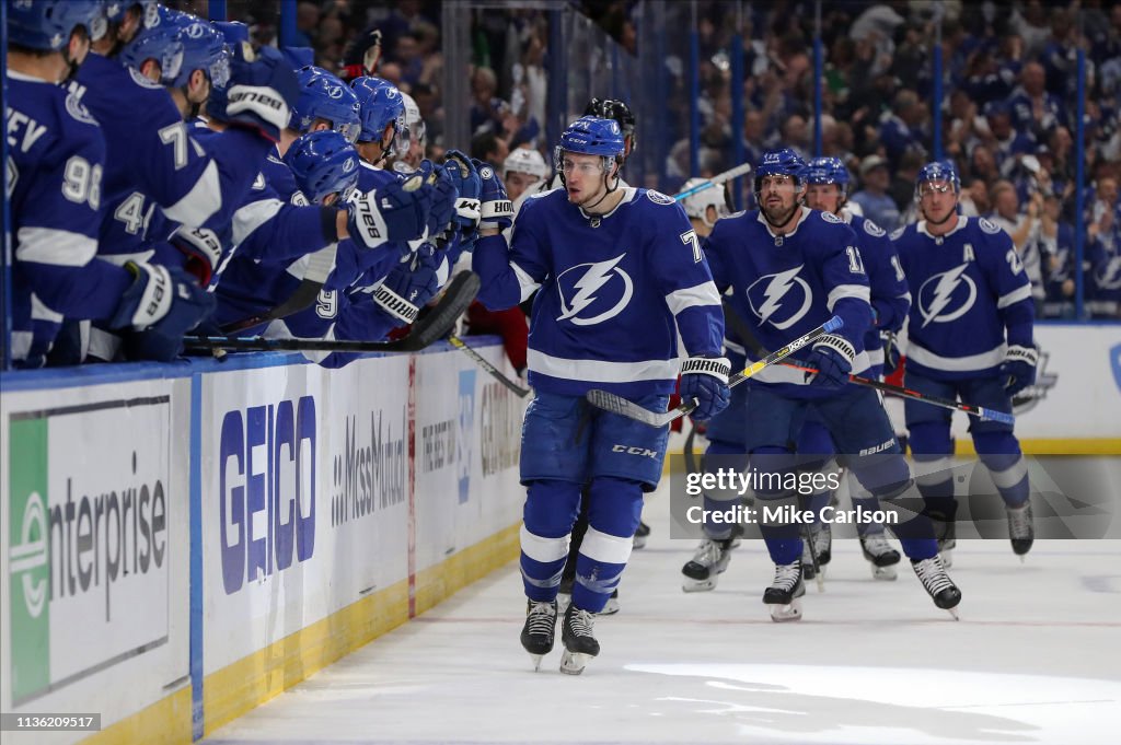 Columbus Blue Jackes v Tampa Bay Lightning - Game One