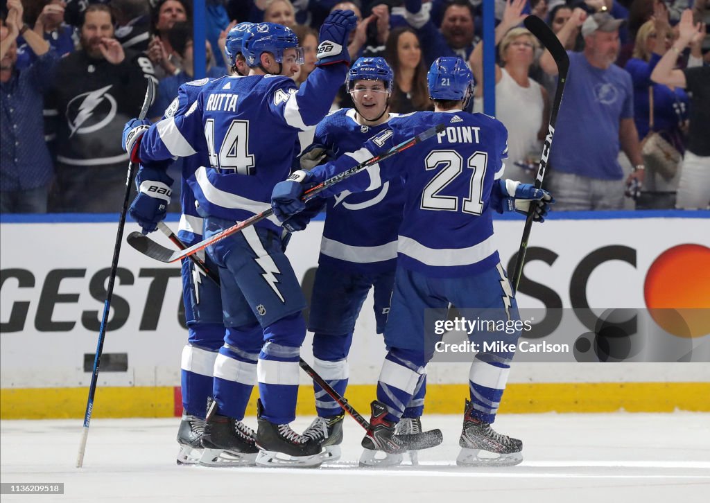 Columbus Blue Jackes v Tampa Bay Lightning - Game One