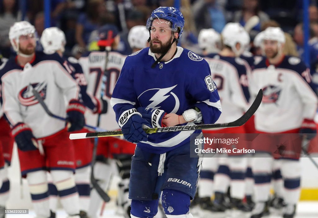 Columbus Blue Jackes v Tampa Bay Lightning - Game One
