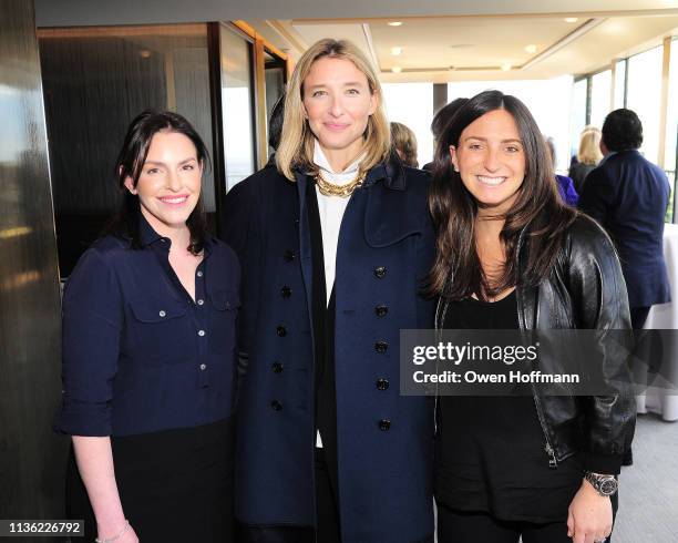 Julie Packin, Lily Snyder and Jamie Horowitz attend AFIM Spring Luncheon at The Rainbow Room on April 10, 2019 in New York City.