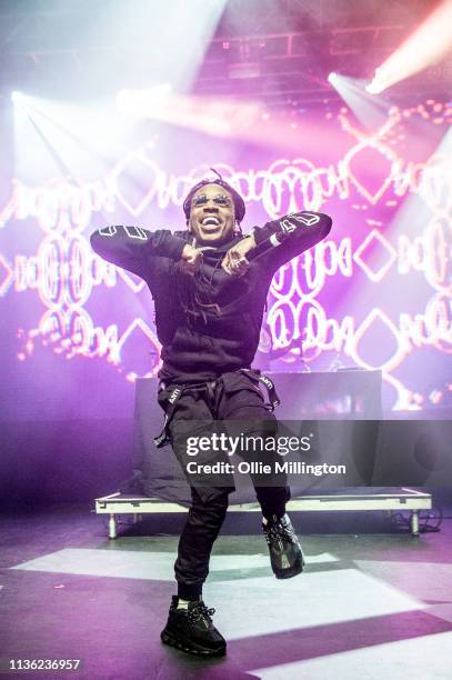 Jacquees performs on stage at o2 Forum Kentish Town on April 10, 2019 in London, England.