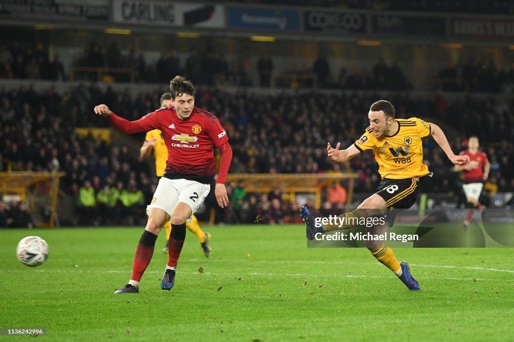 Wolverhampton Wanderers v Manchester United - FA Cup Quarter Final