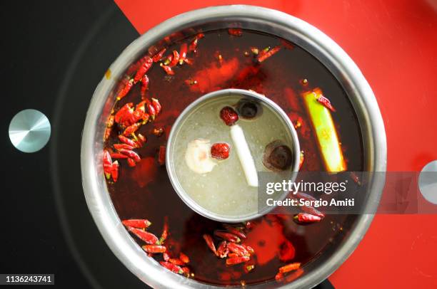 chinese hotpot - szechuan cuisine stock pictures, royalty-free photos & images