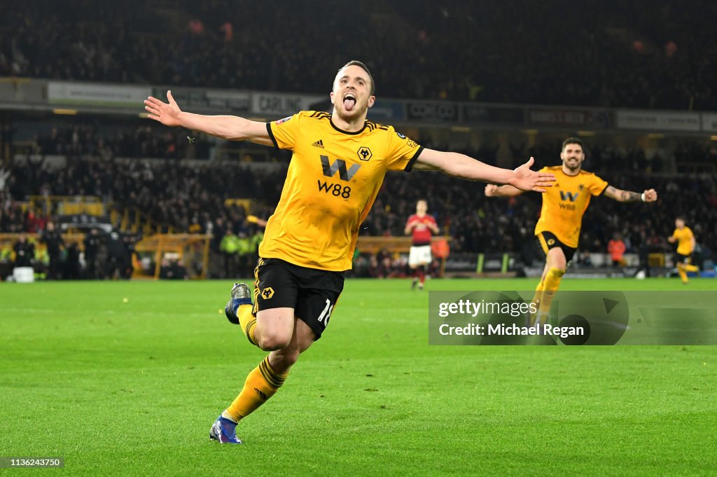 Wolverhampton Wanderers v Manchester United - FA Cup Quarter Final