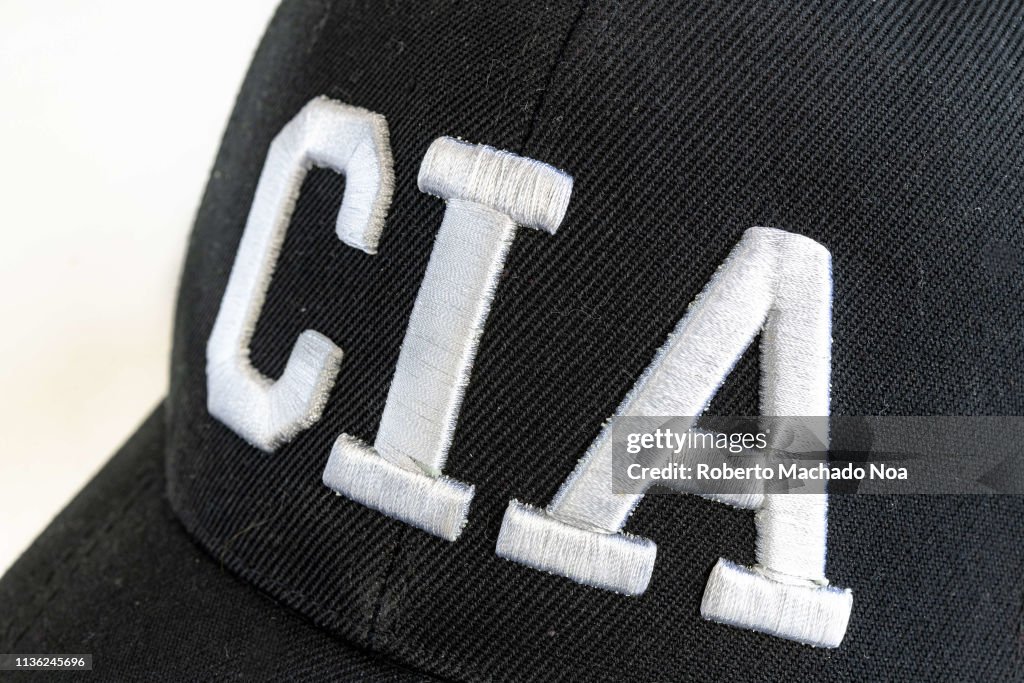 Logo text of the CIA which stands for Central Intelligence...