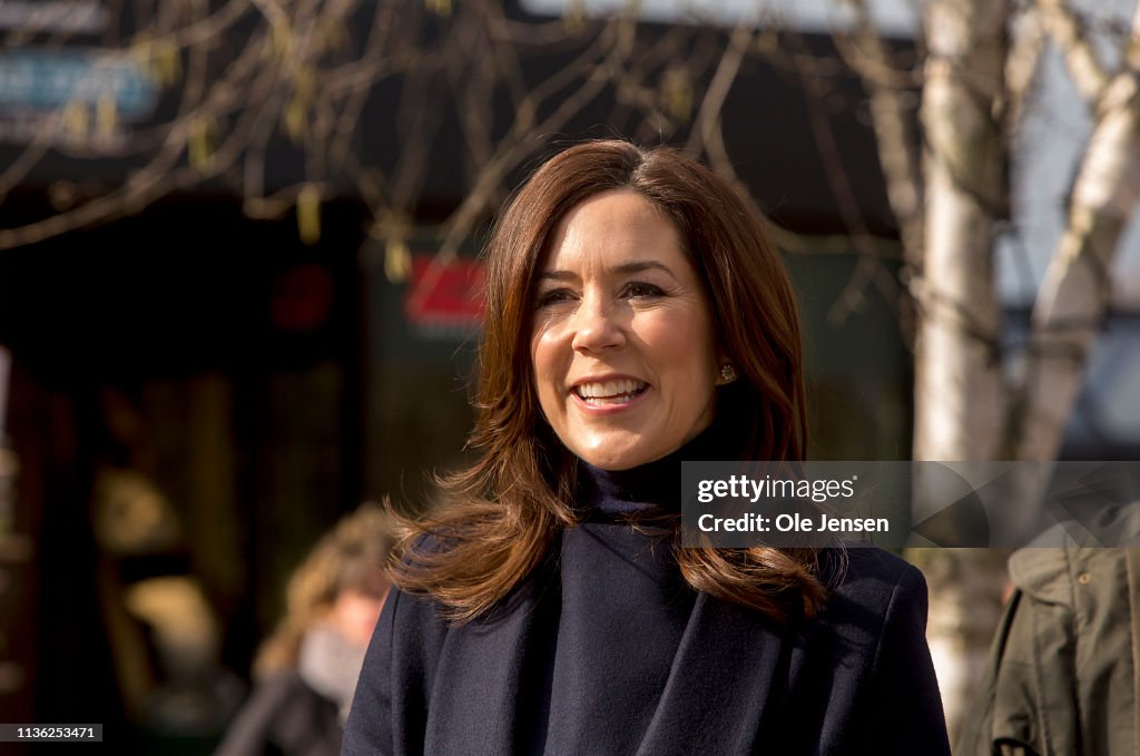 Crown Princess Mary Of Denmark Visits Copenhagen Zoo Opening