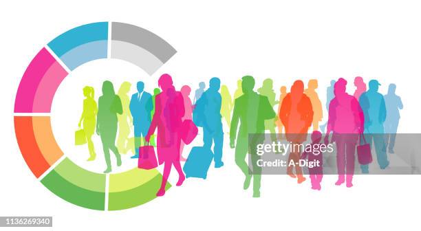 stockillustraties, clipart, cartoons en iconen met op de voorgrond - demografie