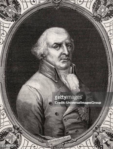 The Duke of Brunswick-Luneberg. Karl Wilhelm Ferdinand 1735-1806. German military general.Engraved by Pannemaker after Drambert.From "Histoire de la...