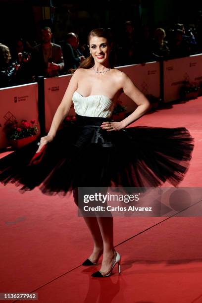 Actress Ruth Gabriel attends 'Esto no es Berlin' premiere during the 22th Malaga Film Festival on March 16, 2019 in Malaga, Spain.