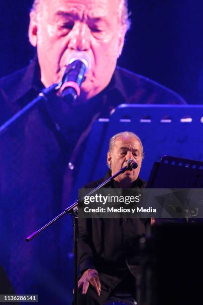 Oscar Chavez performing as part of Vive Latino - 20th Festival Iberoamericano de Cultura Musical on March 16, 2019 in Mexico City, Mexico.